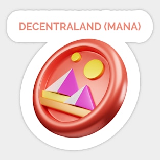 DECENTRALANA (MANA) cryptocurrency Sticker